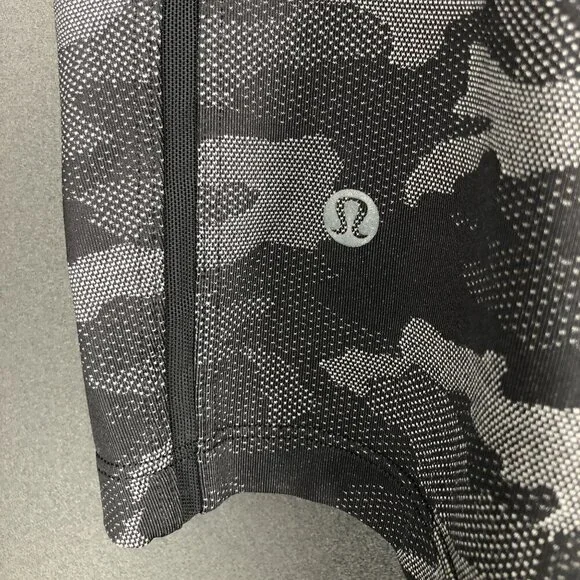 Lululemon Men's Pace Breaker Lined 9" Short M Black Camo Running Athleisure Gym - Picture 4 of 10